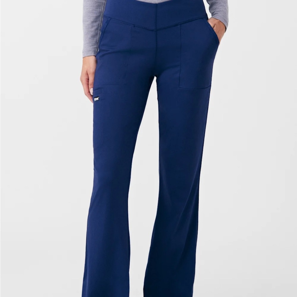 Grey's Anatomy Navy Flare Women's Pants (TALL)